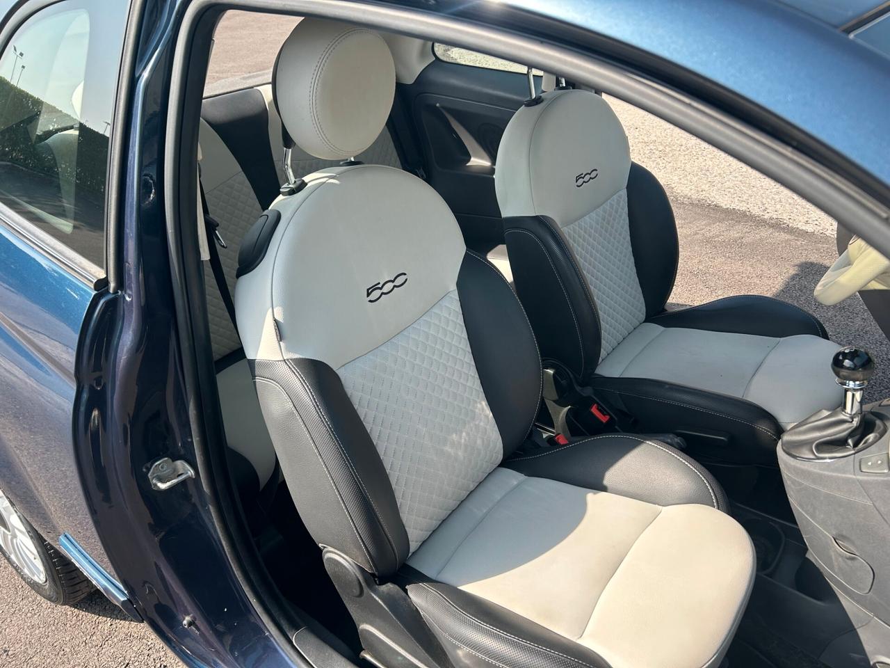 Fiat 500 1.2 lounge ok neopatentati sedili in pelle tettuccio apribile in vetro