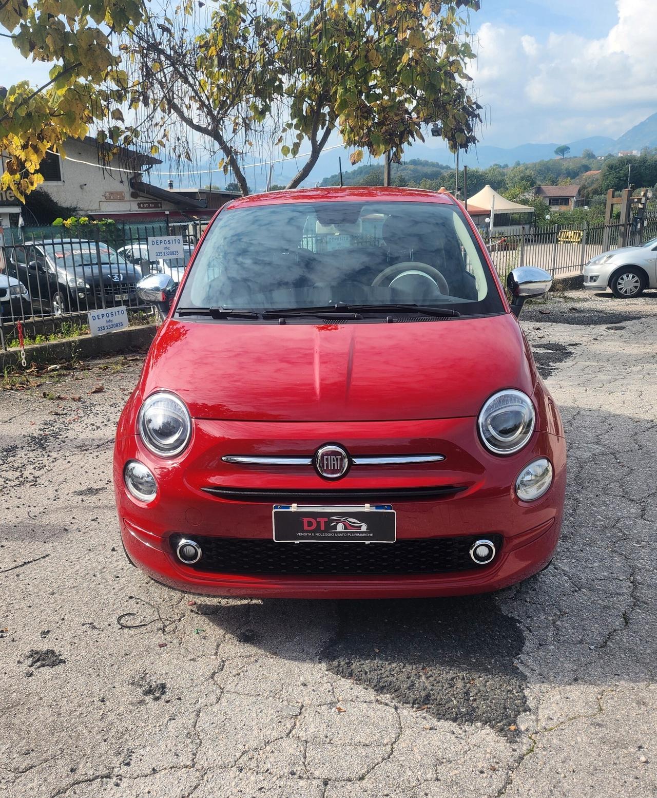 Fiat 500 1.0 Hybrid Red