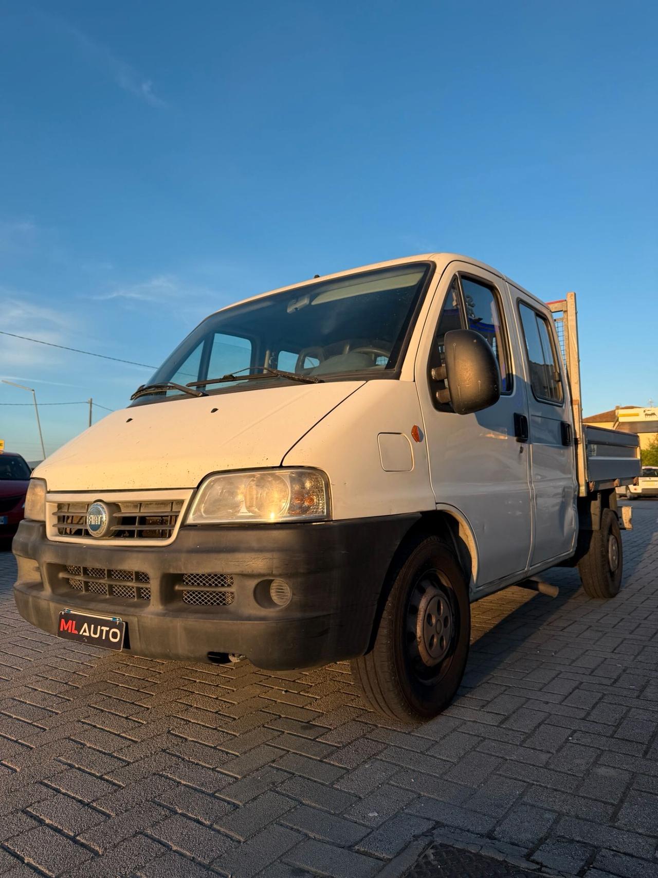 FIAT Ducato 2.3 MTJ Doppia Cabina 7 Posti - Cassone Fisso