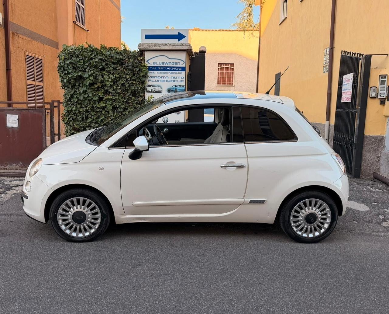 Fiat 500 1.2 Benzina Lounge 69cv ottima x Neopatentati Tetto Panoramico