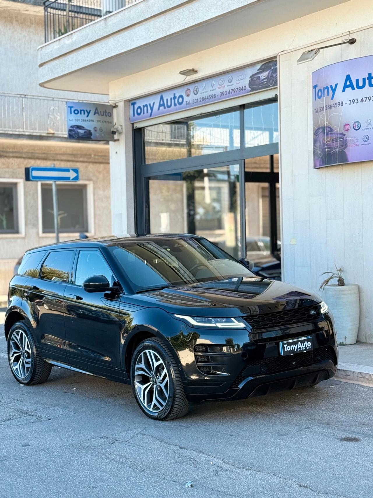 Land Rover Range Evoque 2.0d i4 mhev R-Dynamic HSE awd 204cv auto,VIRTUAL COCKPIT,APPLE CARPLAY,TELECAMERA 360, NAVI,INTERNI