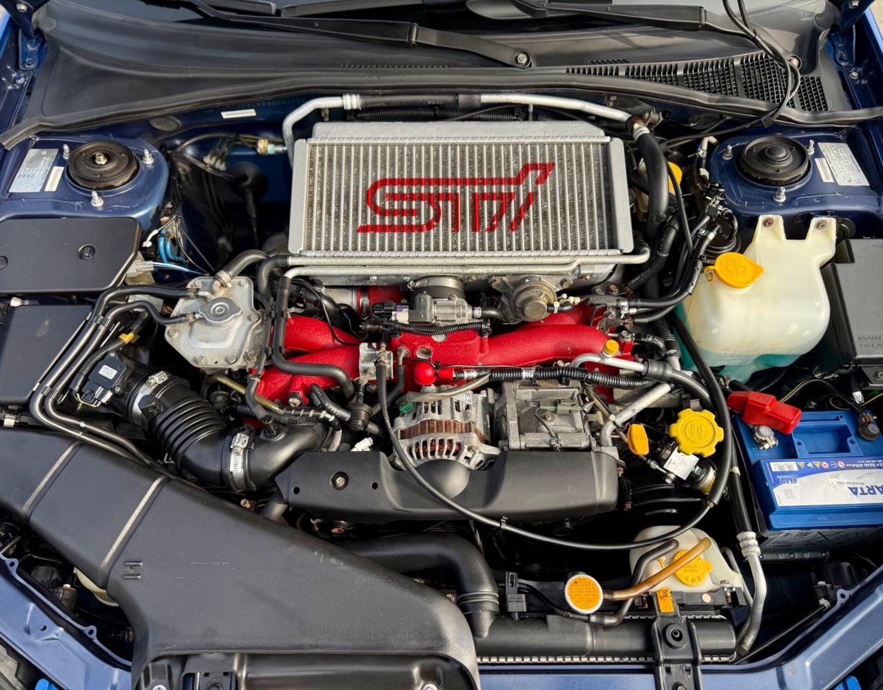 Subaru Impreza WRX STI 2002 2.0 TURBO 4x4 265cv BLUE MIKA