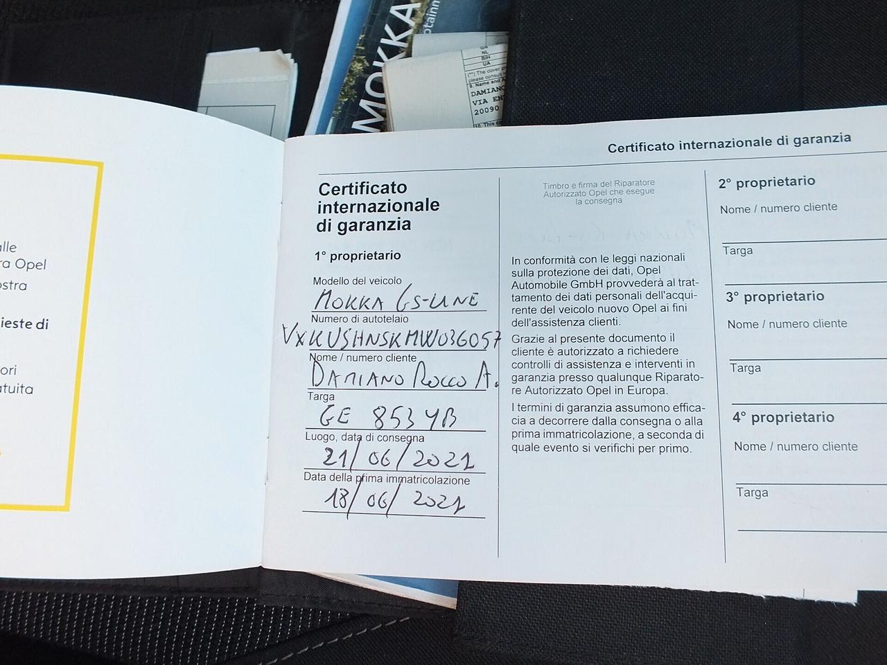 OPEL MOKKA 1.2 TURBO 130 CV GS-LINE