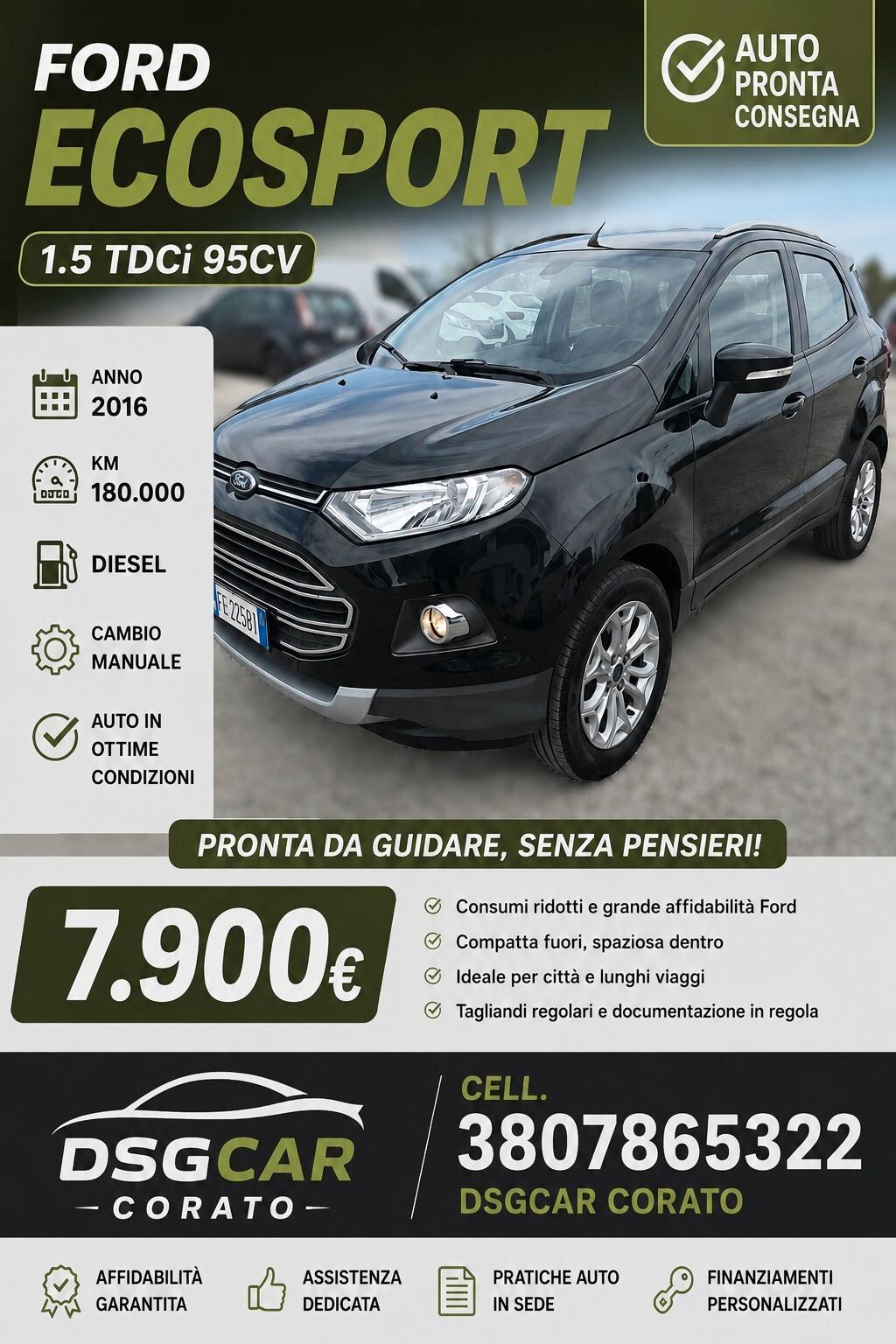Ford EcoSport 1.5 TDCi 95 CV Titanium