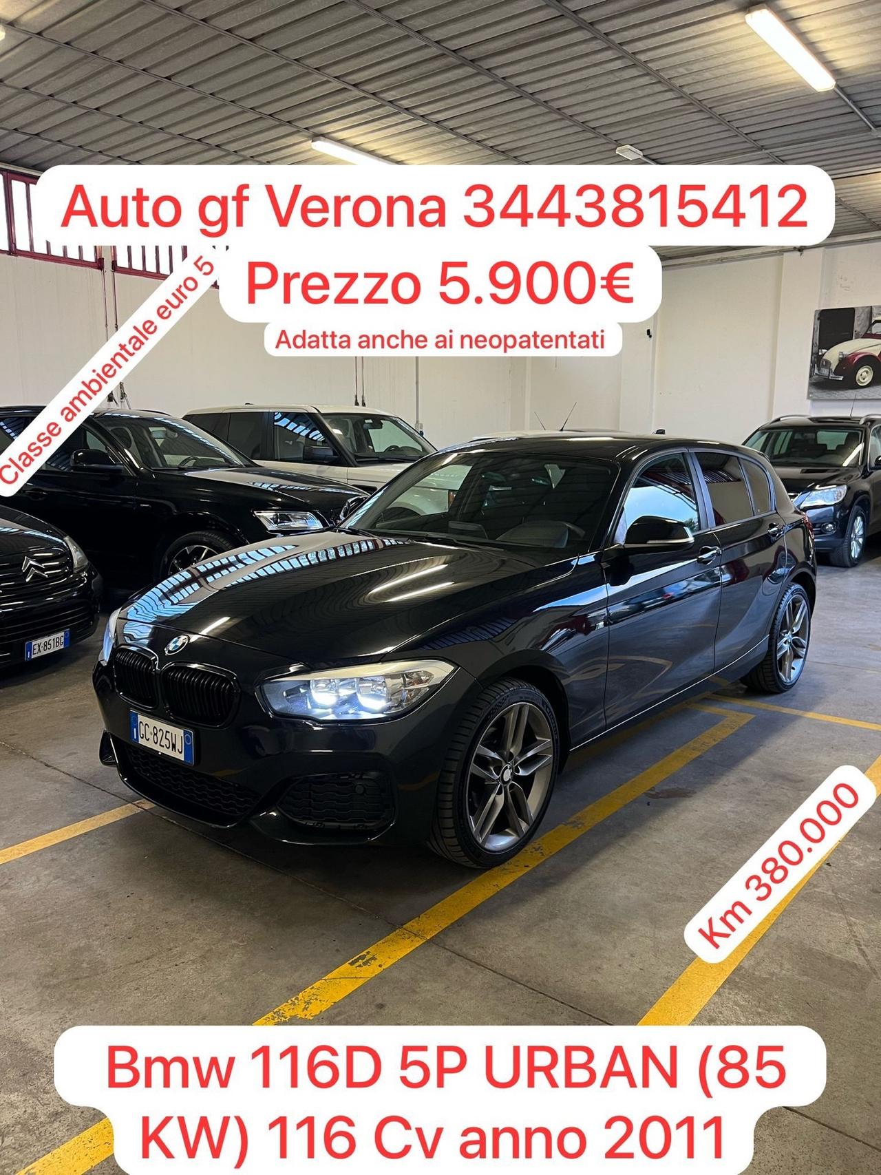 Bmw 116 116d 2.0 116CV cat 5 porte DPF