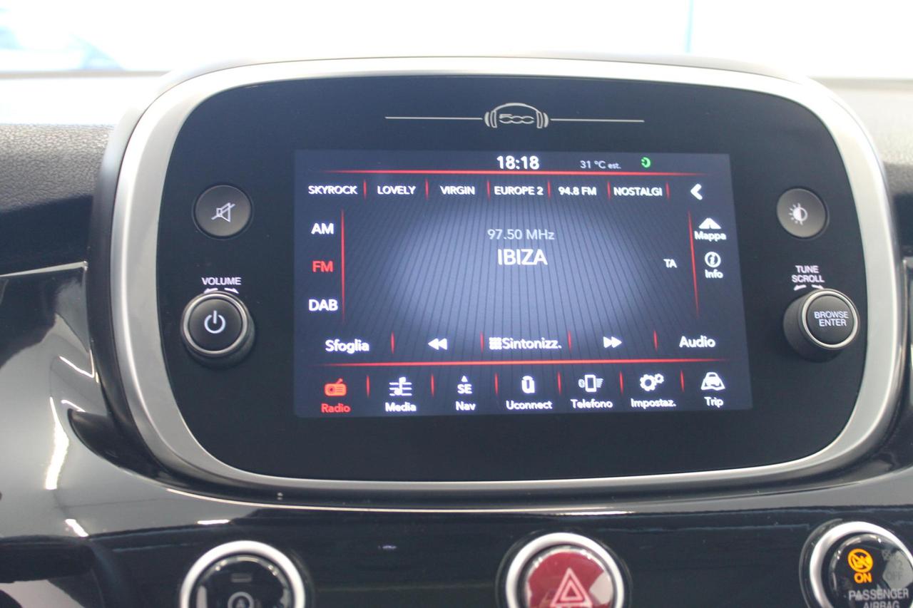 Fiat 500 X 1.6 mjt 4x2 120 Cv. Dct SPORT TETTO + LED