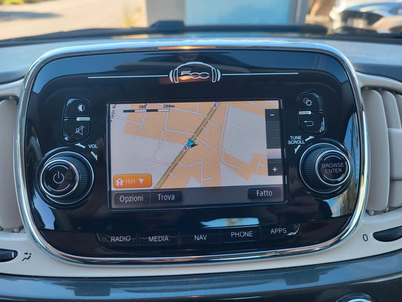 Fiat 500 1.2 Lounge+Tetto+Navy+Clima Automatico...