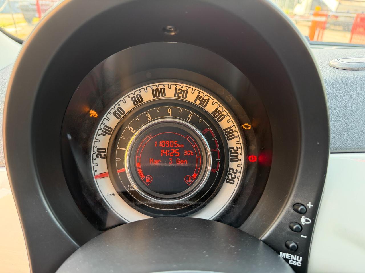 Fiat 500 1.2 Lounge - Tetto Pano - Cerchi - Blue And me