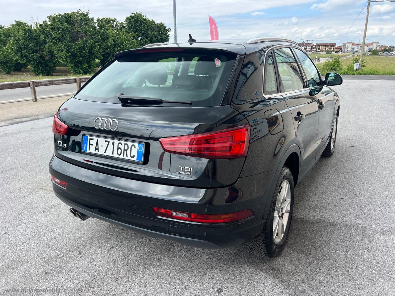 AUDI Q3 2.0 TDI 184CV quattro S tr. Sport NAVI PELLE SOLO KM.125000