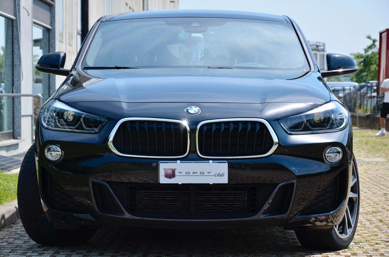 BMW X2 SDRIVE18d MSPORT 150cv AUTO, UFF ITALIANA, TUTTI SERVICE UFF BMW, EURO 6D, FARI LED, RETROCAMERA, PERMUTE