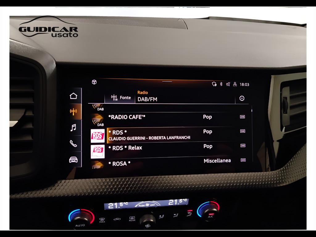 AUDI A1 II 2022 allstreet - A1 allstreet 30 1.0 tfsi Admired 110c