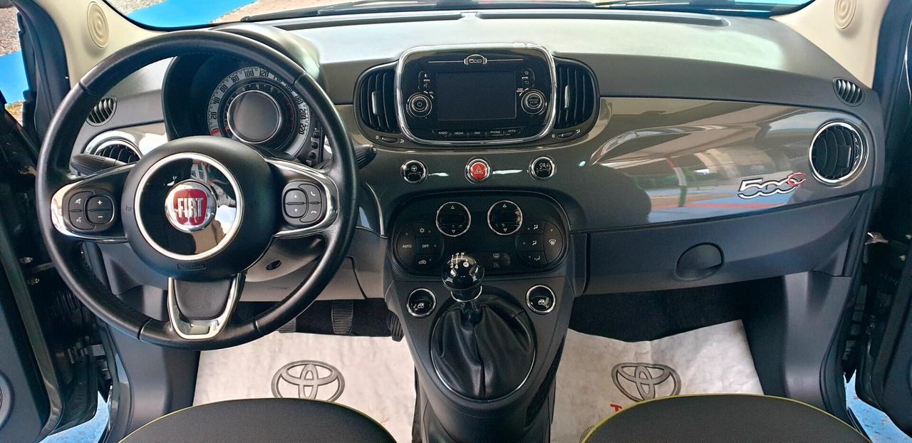 FIAT 500C 1.2BENZINA CABRIO EURO 6 OK NEOPATENTATI