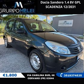Dacia Sandero 1.4 8V GPL SCADENZA 12/2031