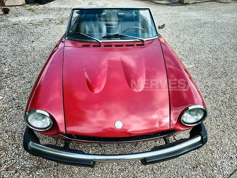 Fiat 124 Spider 1800 – Rossa Interni Neri CRS Anno 1975