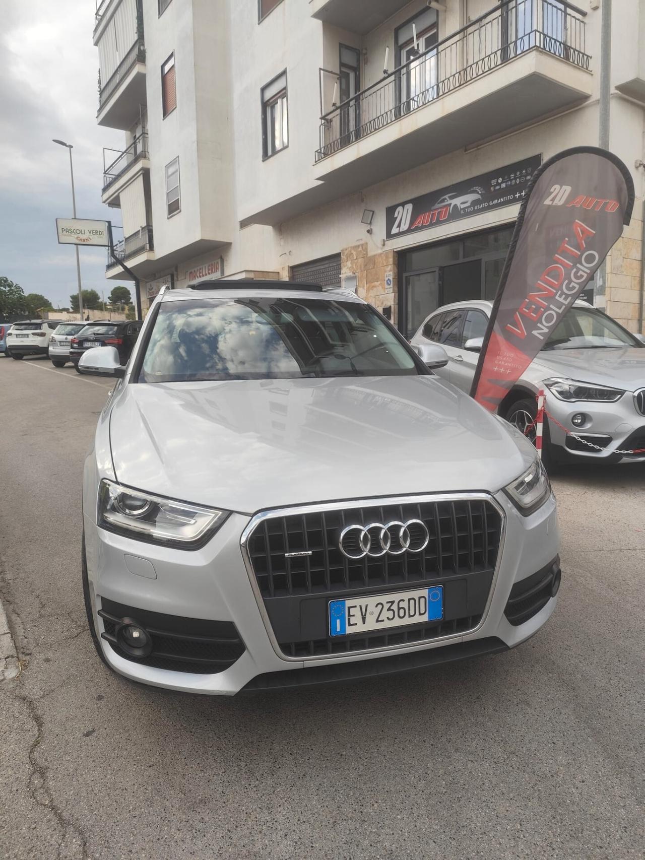 Audi Q3 2.0 TDI Quattro * TETTO PANORAMICO APRIBILE * Navi * Garantita 12 Mesi