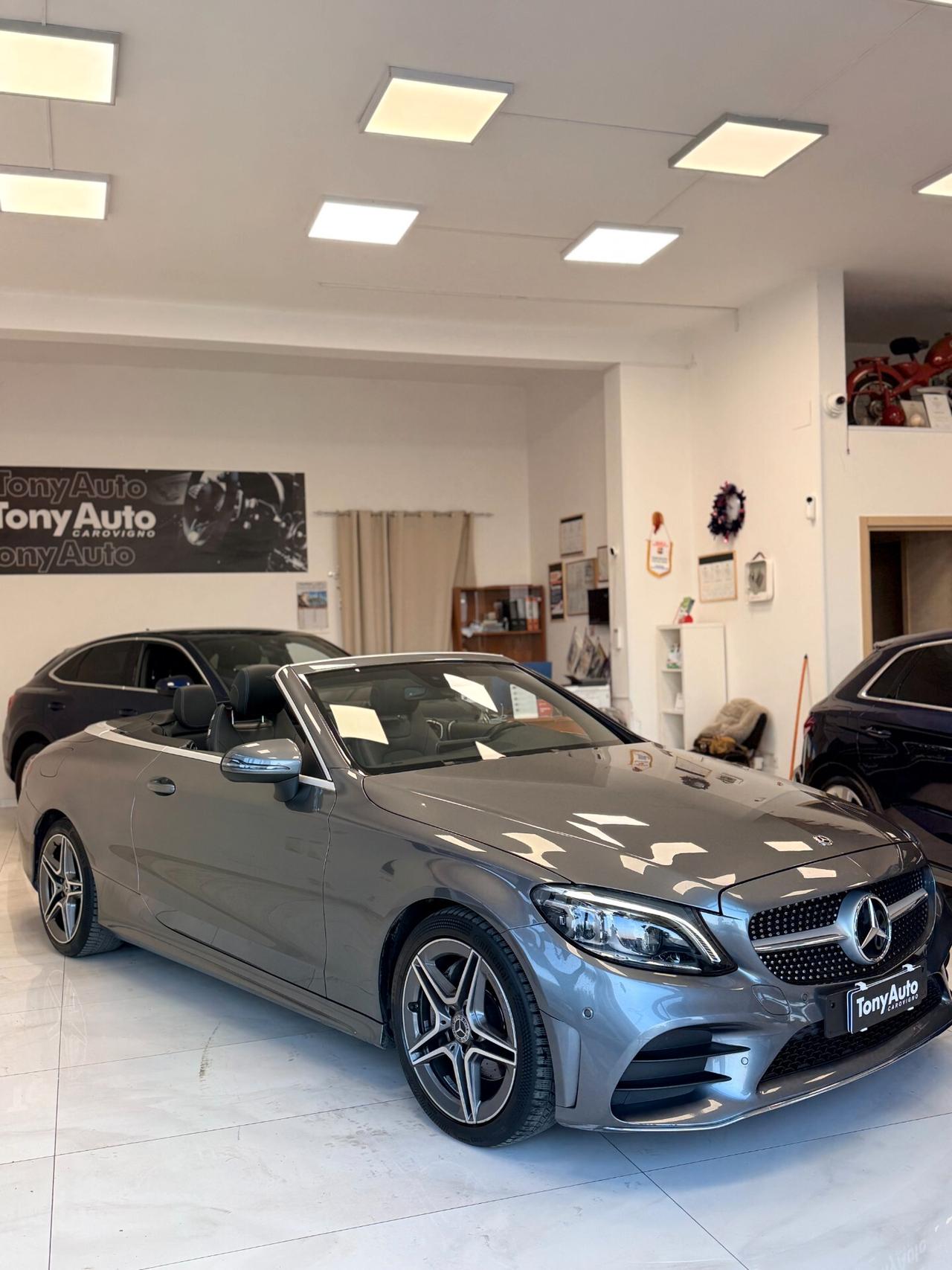 Mercedes-benz C 220 d AutoCABRIO Premium Plus automatica con LUCI SOFFUSE,VIRTUAL COCKPIT,TELECAMERA,APPLE CARPLAY,NAVI