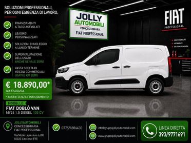 FIAT Doblò Van 1.5 diesel 100 cv prezzo iva 22% esclusa
