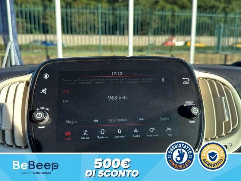 FIAT 500 1.2 LOUNGE 69CV MY20