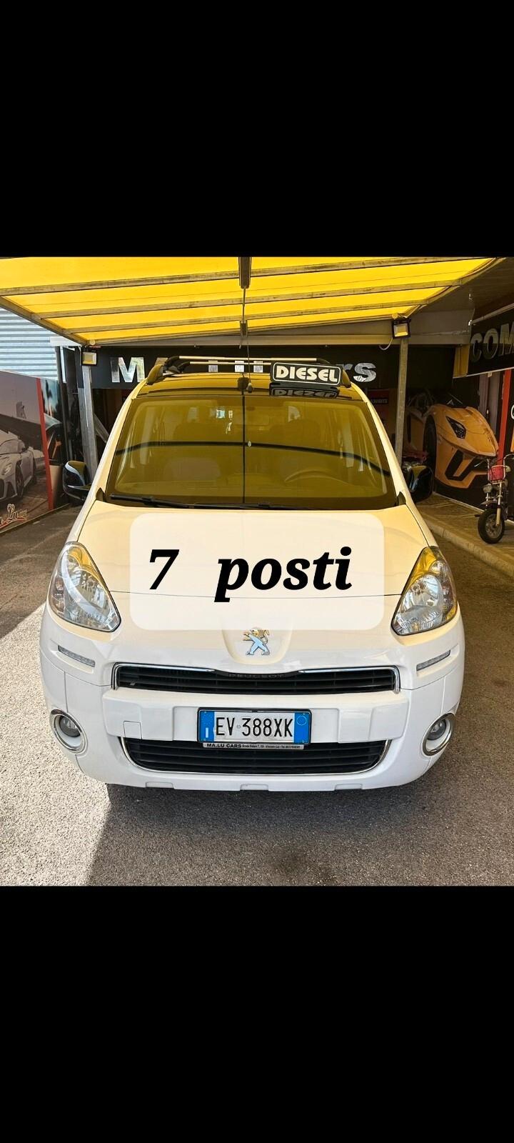 Peugeot Partner 1.6cc diesel 7 posti con garanzia-2014