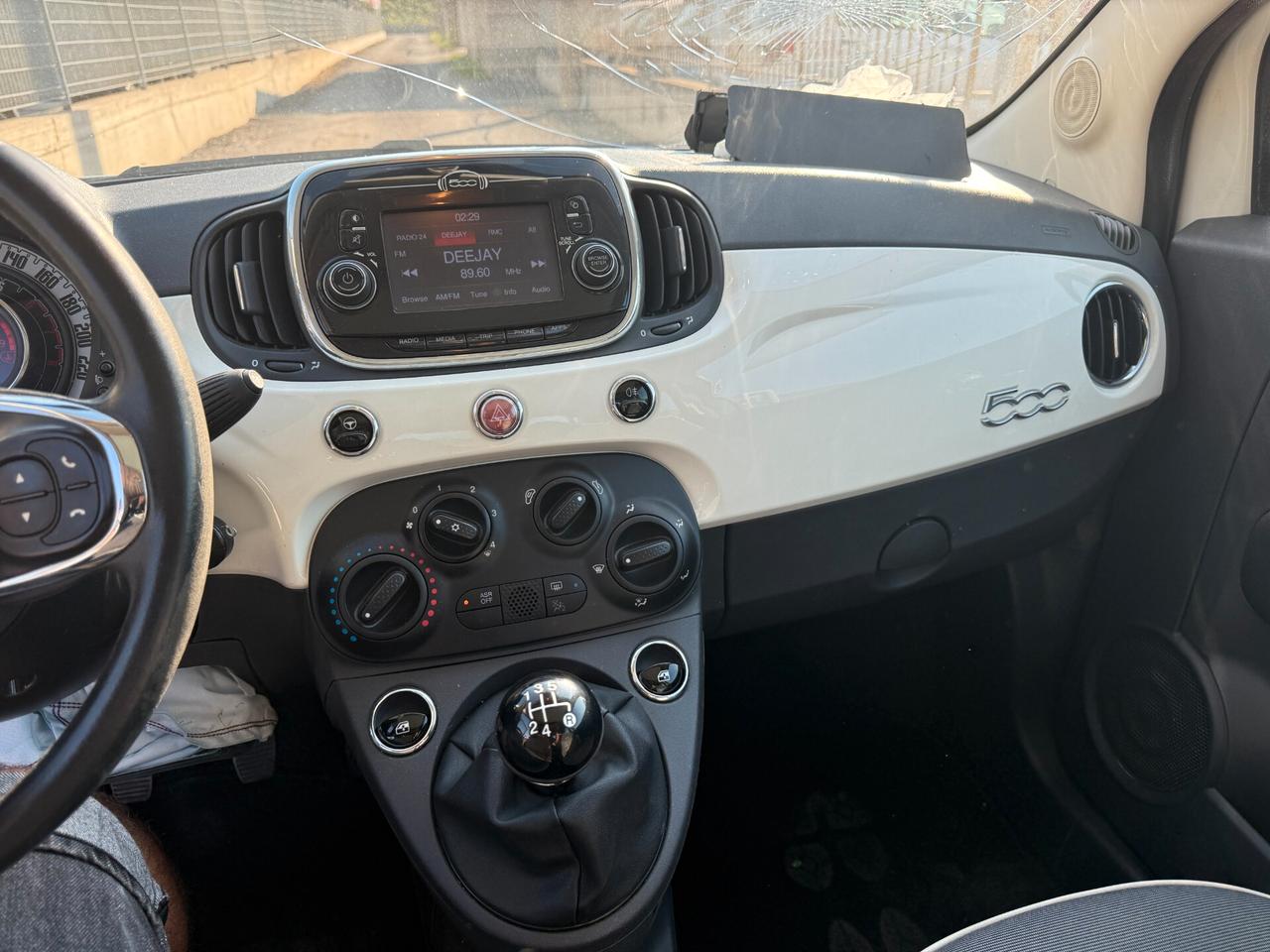 FIAT 500 LOUNGE ANNO 2017 1.2 BENZINA *SINISTRATA