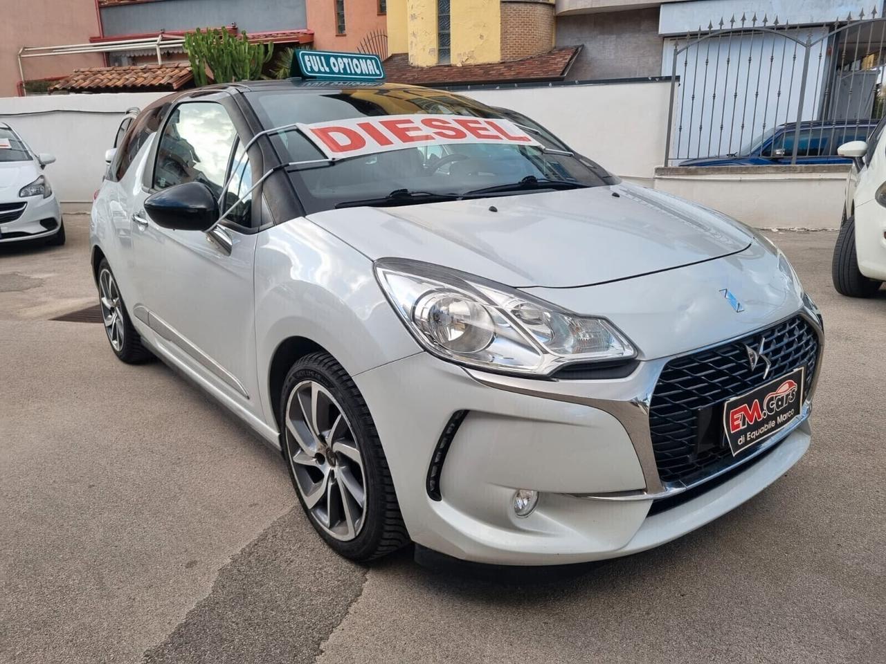 DS3 1,6 Diesel 75Cv.2017 Garanzia 12 Mesi