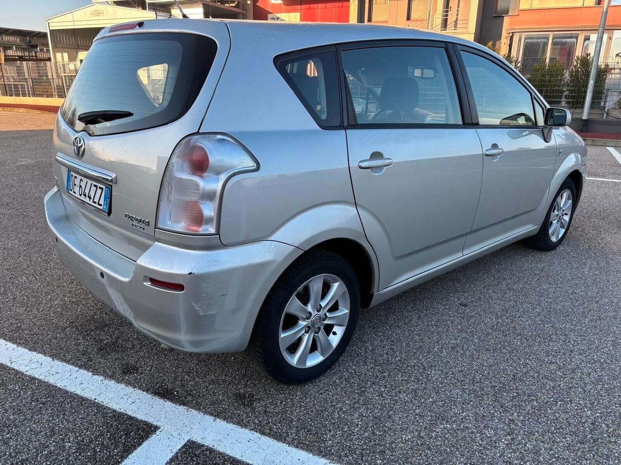 Toyota Corolla Verso 1.8 16V Sol TUTTA TAGLIANDATA TOYOTA UNICO PROPRIETARIO