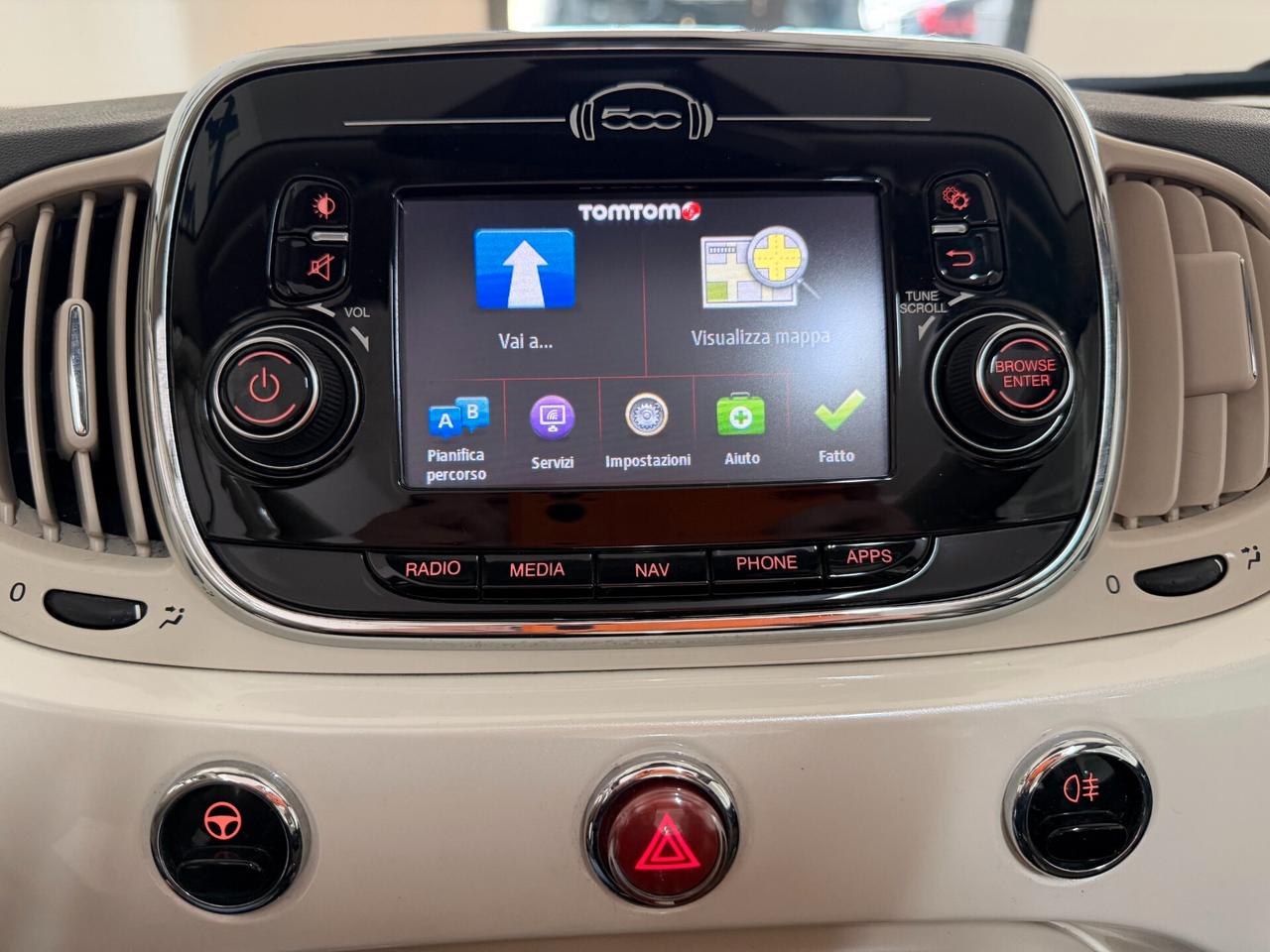 Fiat 500 Cabrio 1.2 LOUNGE NAVI/PELLE/PDC