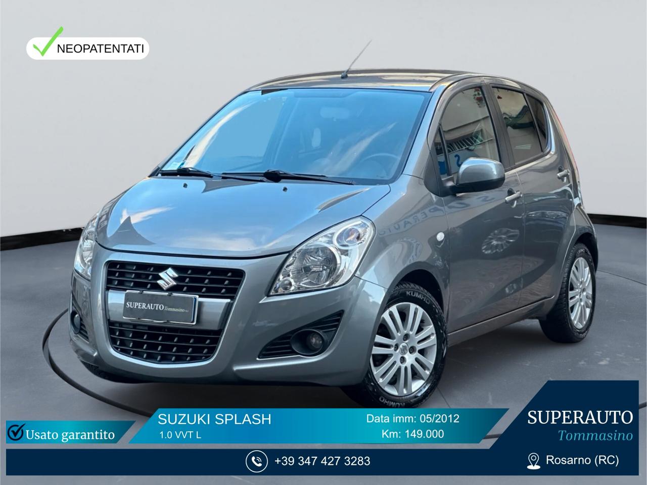 Suzuki Splash 1.0 OK NEO PATENTATI