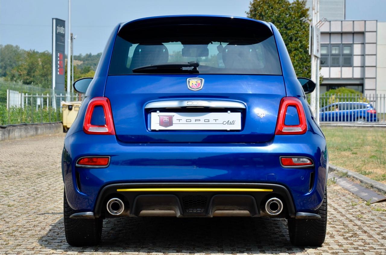 ABARTH 595 1.4 T-JET 145cv MANUALE, UFF ITALIANA, EURO 6D, BLU PODIO, LUCI AMBIENTE, 17", PERMUTE