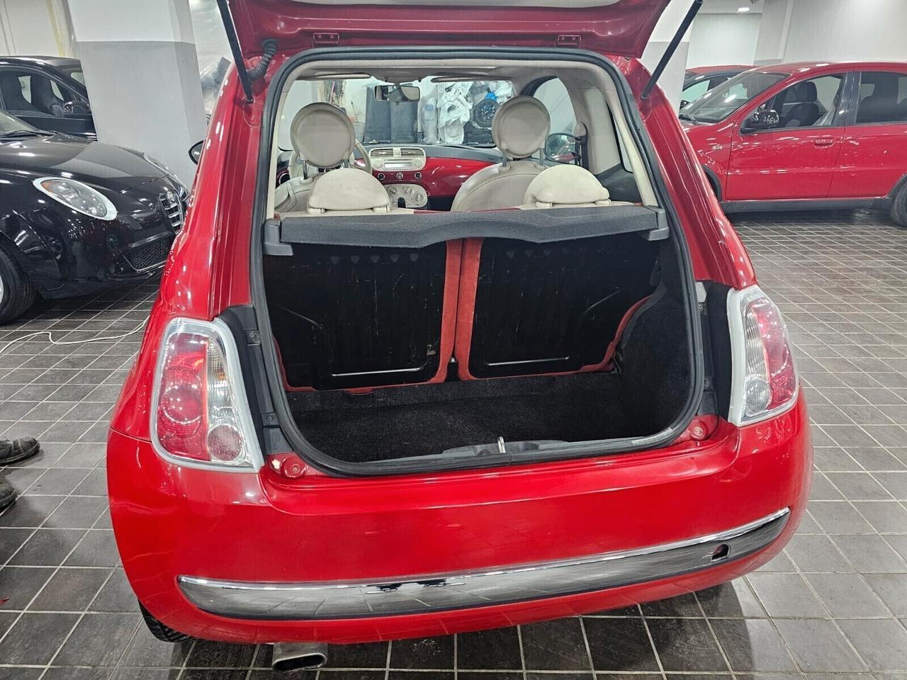 NUOVA FIAT 500 LOUNGE 1.2 BENZ 69CV DUALOGIC TETTO PANORAMICO APRIBILE