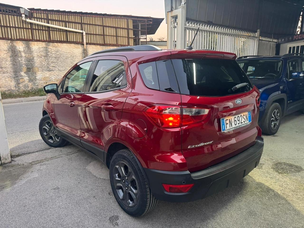 Ford EcoSport 1.5 TDCi 99 CV 2018 GANCIO TRAINO A SCOMPARSA