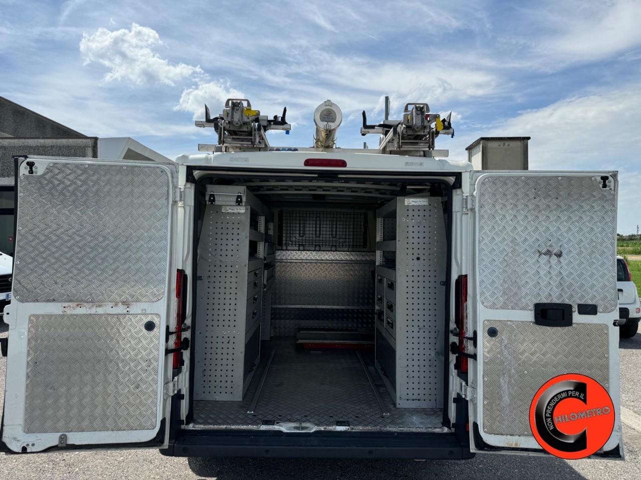 Fiat Ducato 33 2.3 MJT 130 CV ALLESTITO EX ENEL (PC-TN L1H1)SENSORI-POCHISSIMI KM!-PORTAPACCHI-