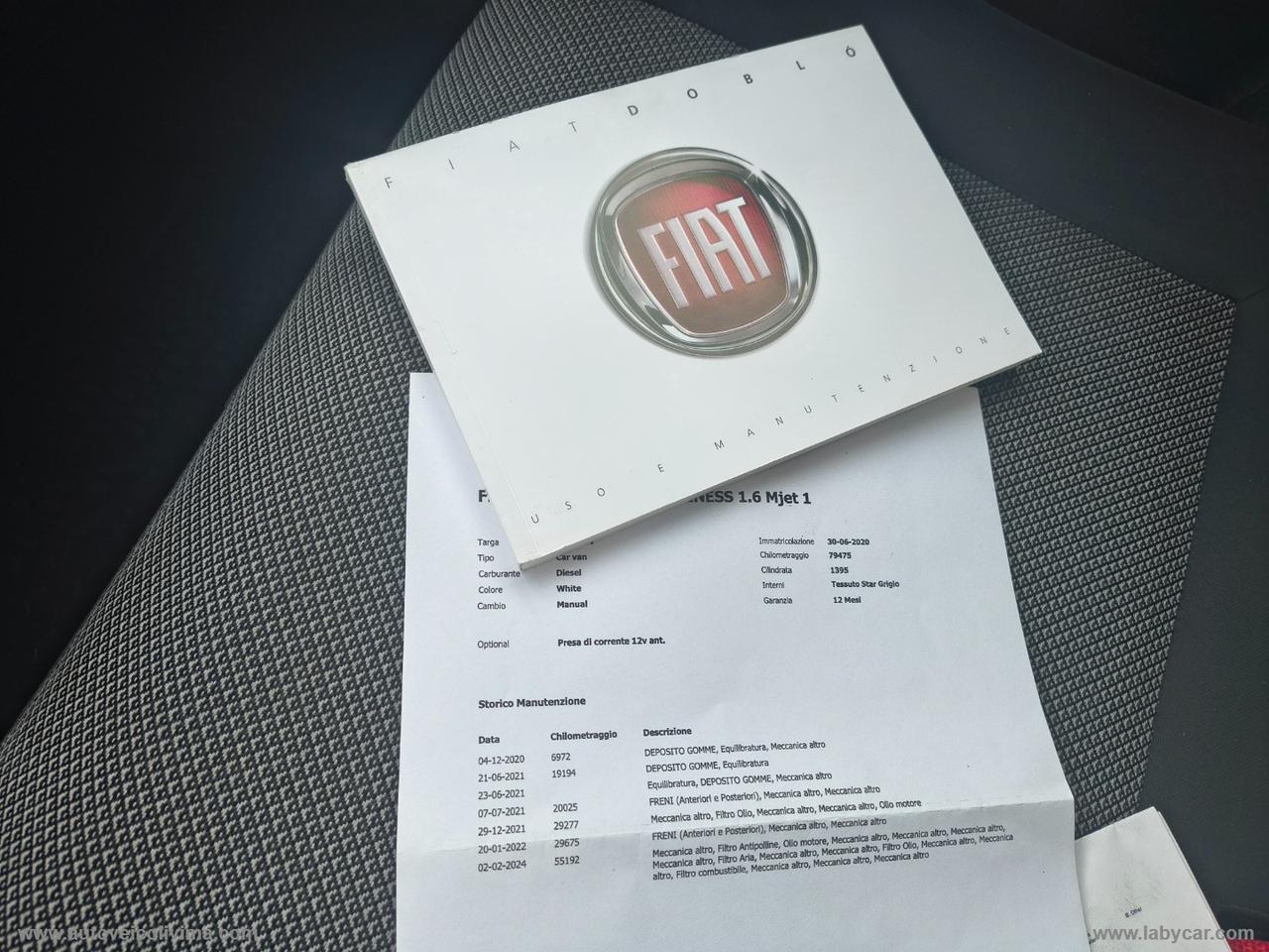 Doblò 1.6 MJT 105CV PC-TN Cargo Business