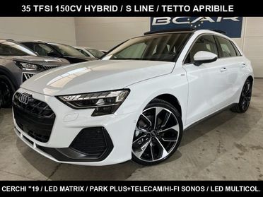 AUDI A3 SPB 35 TFSI Stronic S line "19 Sline/TETTO/MATRIX