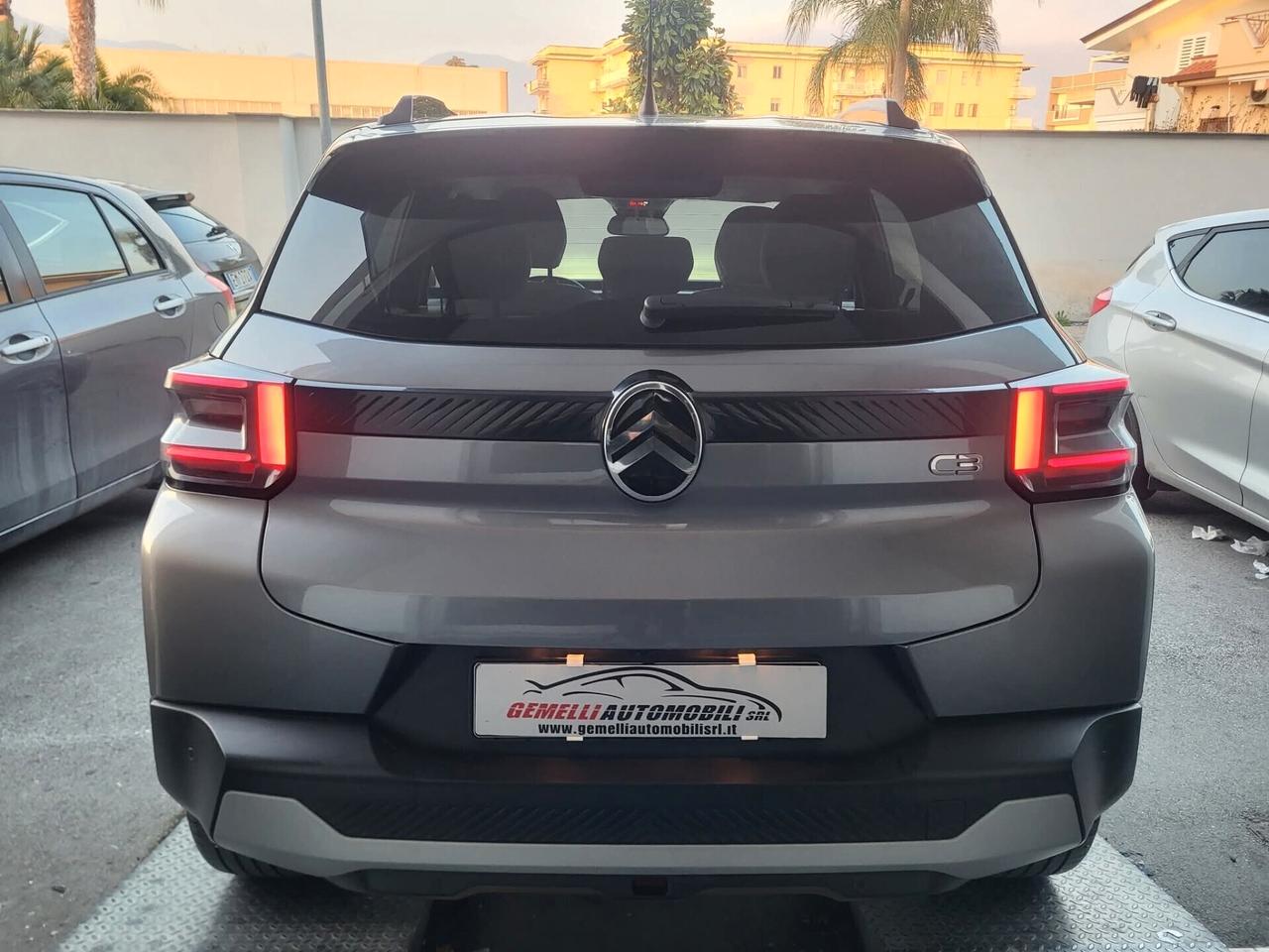 Citroen C3 PureTech 1.2 BENZ 100CV VERS Max 02/25 ITALIANA+FARI BIXENO+NAVI