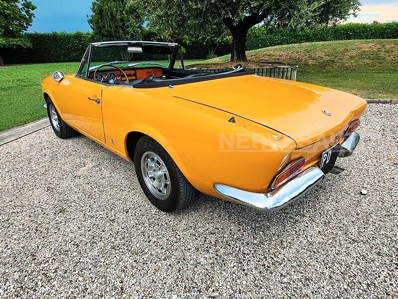 Fiat 124 Spider 1400 1968 CRS ASI – GIALLO POSITANO TARGHE NERE