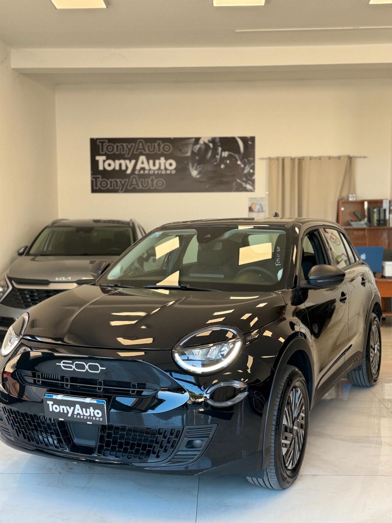 Fiat 600 1.2 hybrid La Prima II 110cv automatica APPLE CARPLAY,VIRTUAL COCKPIT,SENSORI PARCHEGGIO,GARANZIA UF