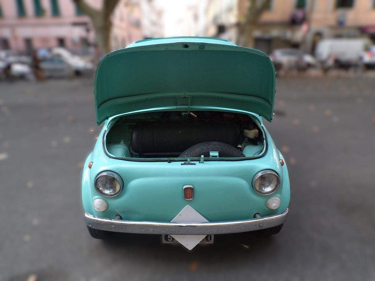 FIAT Autobianchi 500F - GIARDINIERA - ESEMPLARE UNICO - ISCRITTA ASI - LIBRETTO ORIGINALE