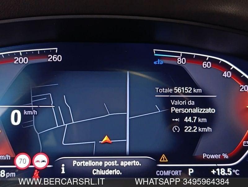 BMW Serie 5 520d 48V xDrive Touring Luxury*SEDILI RISC*TELECAMERA*CAMBIO AL VOLANTE*