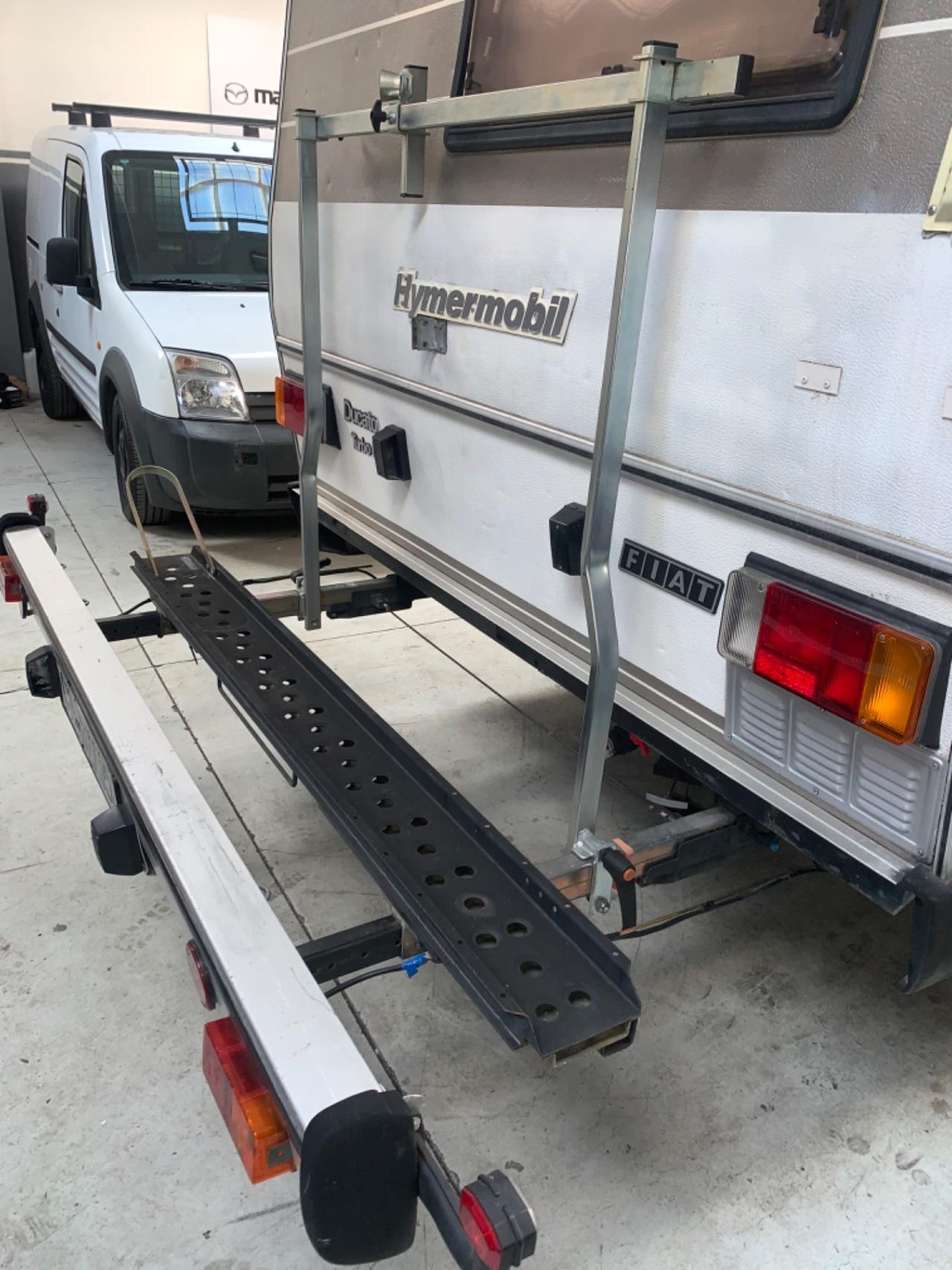 Fiat ducato Hymer 544 2.5cc turbo idrog. porta moto