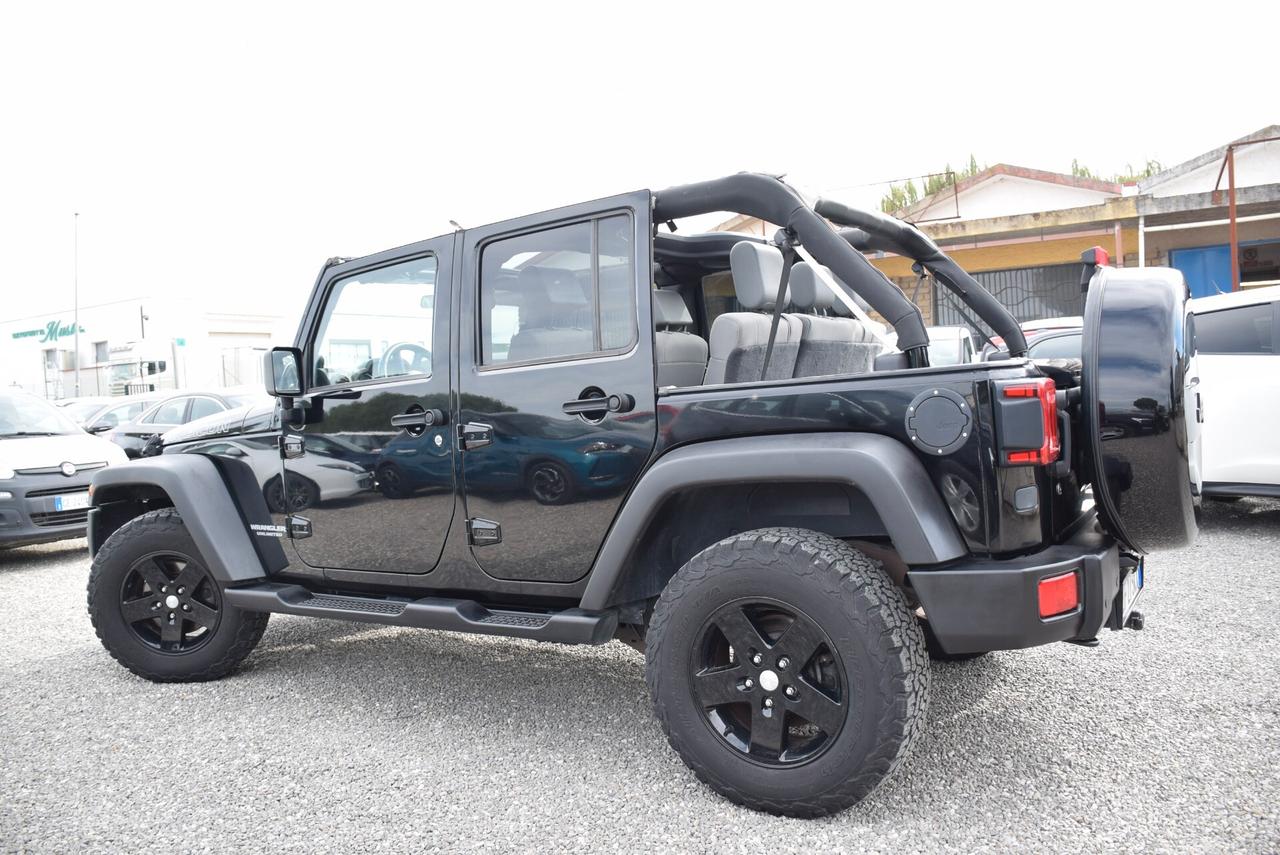 Jeep Wrangler 4X4 Unlimited 2.8 CRD Rubicon Autom. MOTORE NUOVO - GANCIO - FULL