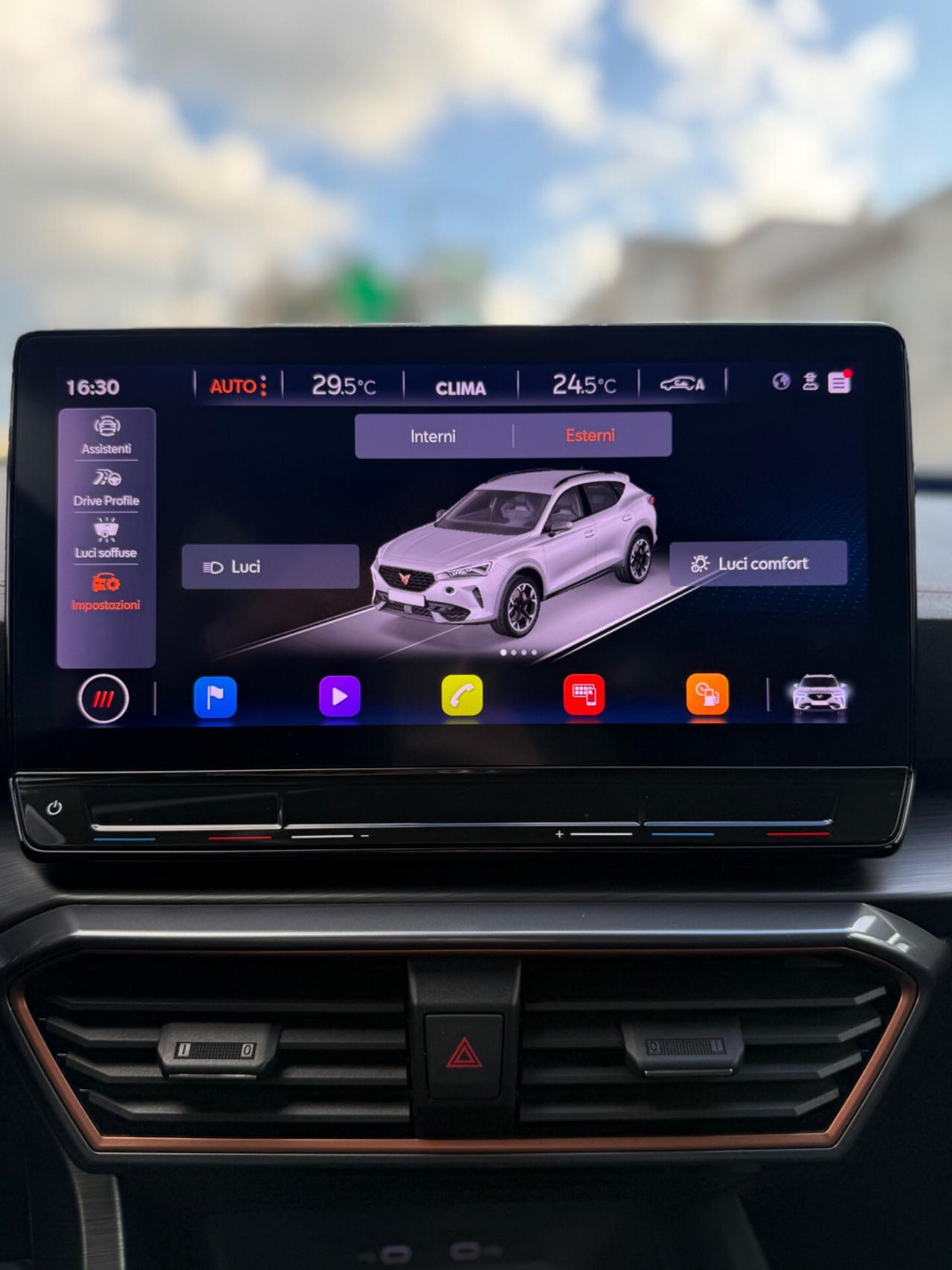 Cupra Formentor 150cv dsg VIRTUAL,TELECAMERA,LUCI SOFFUSE,NAVI,FULL LED,PORTELLONE AUTOMATICO