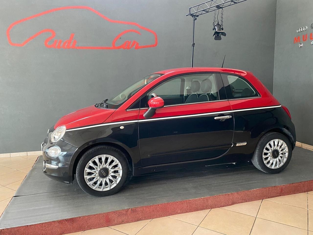 Fiat 500 1.2 Lounge With Black /Red