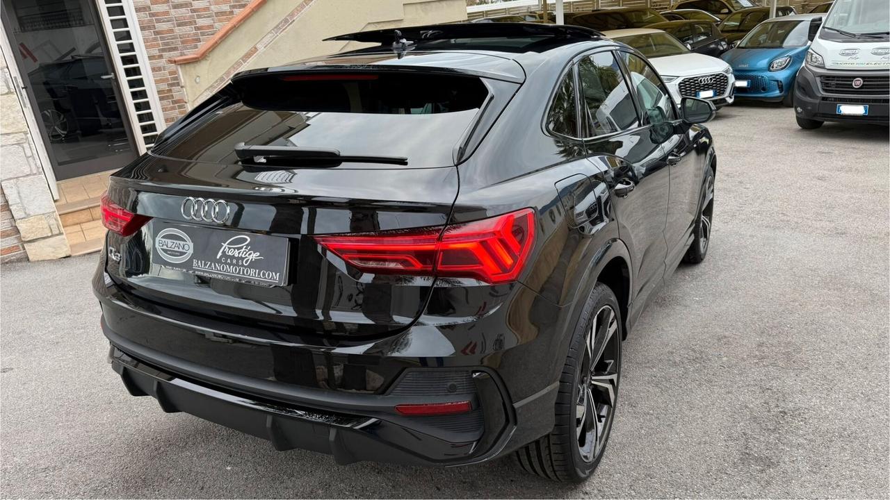 AUDI Q3 SPB 35 TDI IDENTITY BLACK KM0 2024 TETTO APRIBILE