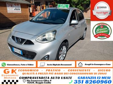 Nissan Micra 1.2 12V 5 porte Acenta, BENZINA\GPL, OK NEOPATENTATI, GARANZIA L.12 MESI