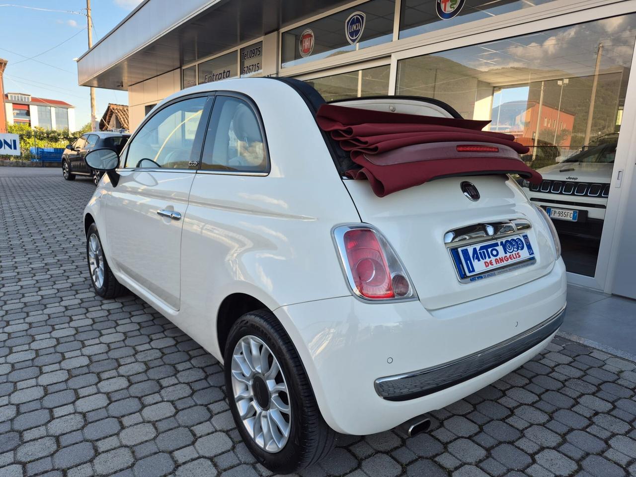 Fiat 500 C 1.2 FIRE *** CABRIOLET *** CAPOTTE ROSSA - CABRIO