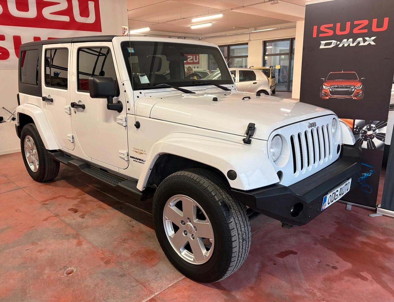 JEEP WRANGLER UNLIMITED 4X4 CAMBIO AUT. Diesel 2.8 CV 200 Km 193.968 Garanzia 12 mesi