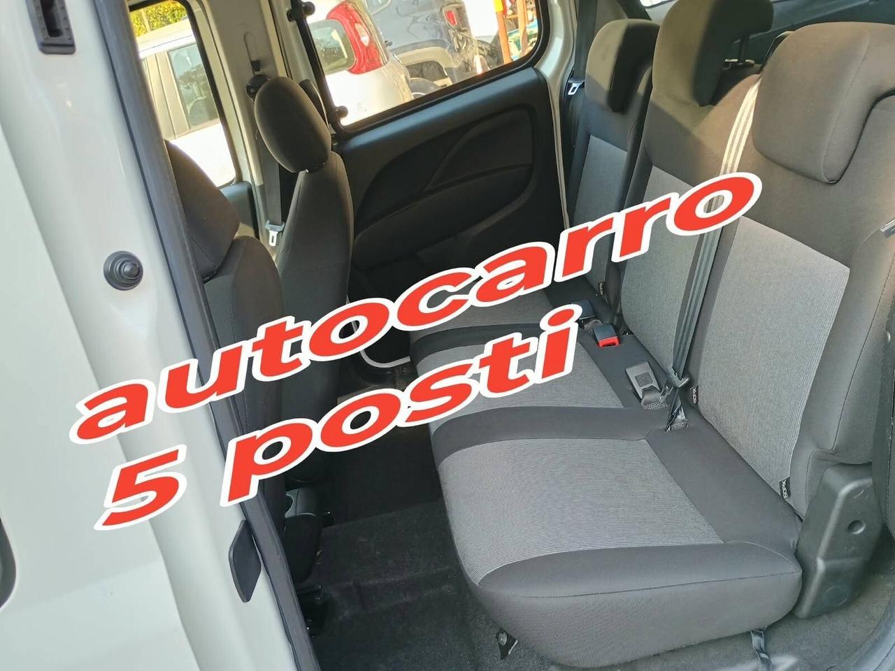 FIAT DOBLO' 1.3 MJT 95 CV AUTOCARRO 5 POSTI