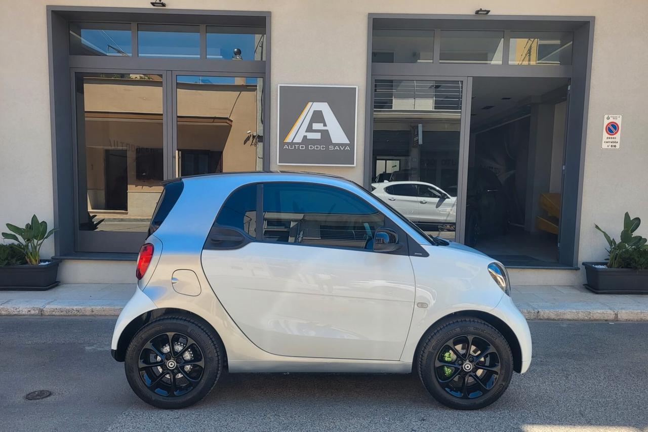 Smart ForTwo 90 Cv Turbo Twinamic Passion Navy Led Tetto Panor....