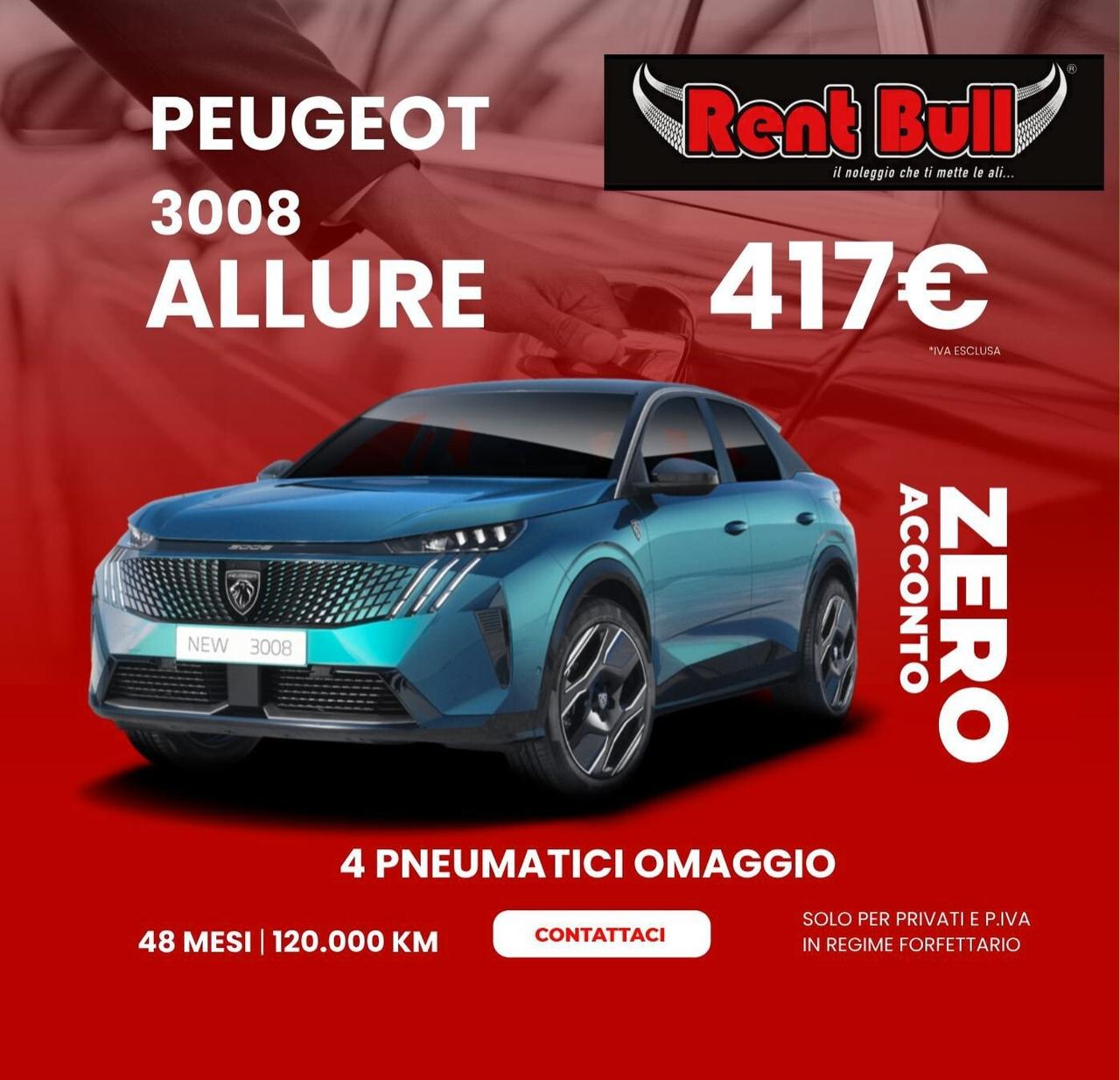 NOLEGGIO A LUNGO TERMINE PEUGEOT 3008